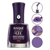 Esmalte Rooftop Ny Noites Iluminadas Diamond Gel Risque Unha