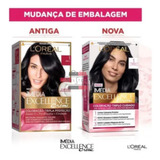 Tintura L'oréal Paris  Imedia Excellence Tinta Imédia Excellence 12.111 Fetiche L'oréal Paris Tom 1.0 Preto X 272g