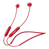 Auricular Bluetooth Lenovo Sh1 Waterpoof Ipx5 Color Rojo