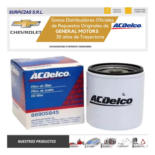 Kit 3 Filtros + Aceite Acdelco Semi Chevrolet Corsa Classic Foto 3