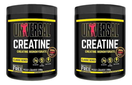 Creatina Universal 400g (200g + 200g) Combo