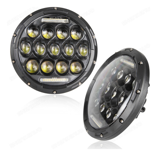 7' Pulgadas Faros Led Para Jeep Wrangler Jk 2 2007-2015