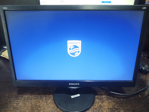 Monitor Philips Led Usado Impecable Hd Negro 18,5 Hdmi