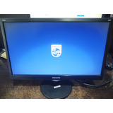 Monitor Philips Led Usado Impecable Hd Negro 18,5 Hdmi