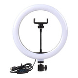 Aro De Luz Led 26cm Celular Tres Tonos Luz Fotografia