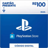 Gift Card Playstation Store 100 Reais Psn Plus Ps4 Ps5 Br