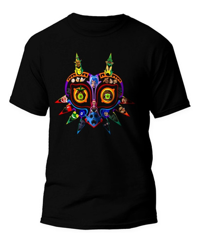 Playera The Legend Of Zelda, Majoras Mask Personajes.