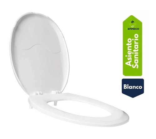 Asiento Tapa Sanitario Blanco Redondo Universal