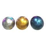 Esfera Gigante Navideño Pelotas Plásticas Metalicas 6pz50cm