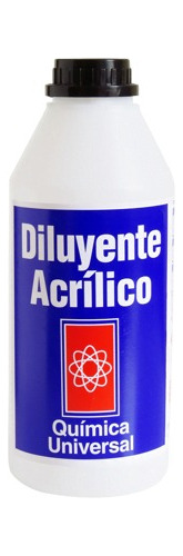 Diluyente Acrilico Botella 1 Litro Quimica Universal