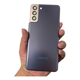 Tapa Trasera Samsung Galaxy S21 Plus Con Cristal Camara