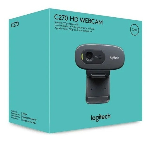 Camara Webcam Logitech C270 720p Hd 30fps