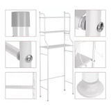 Organizador Estante Baño Armable Fácil Color Blanco