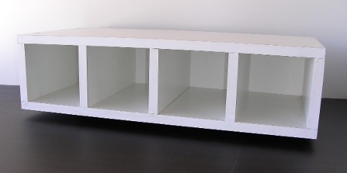 Modulo 4 Cubos Melamina 18mm Bar Botellero Bodega Muebleds