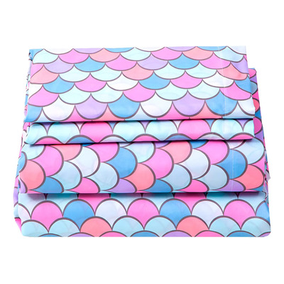 Juego de Sábanas Queen Size de Microfibra Suave Estampado Sirena Blancos Azteca | MercadoLibre
