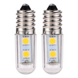 2 Bombillas Led De Luz Blanca Para Coser Campanas Extractora