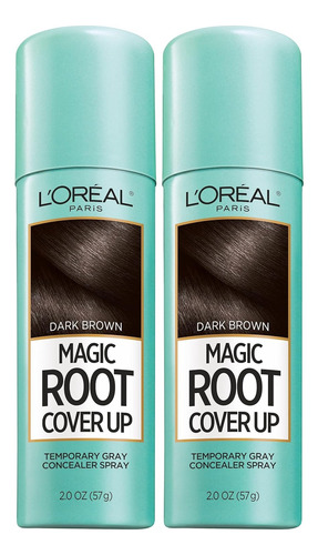 Pack 2 - Cubre Canas Loreal Magig Root  Marron Oscuro