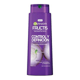 Shampoo Garnier Fructis Control Y Rizos Poderosos 650 Ml