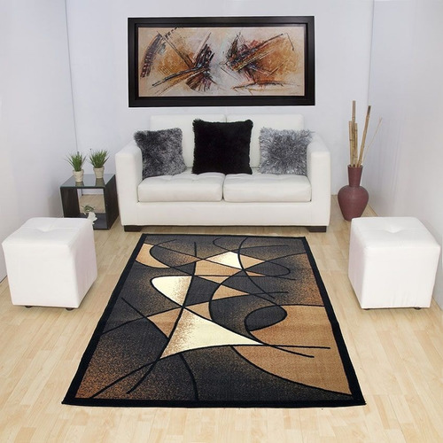 Alfombra Tapete Pie De Cama - Sala Moderno 80 X 120cms