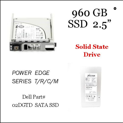 Ssd Sata  Dell  960gb  2.5  02dgtd  6g = 6gb/s