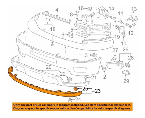 Spoiler Parachoque Delantero Chevrolet Silverado Rey Camion Foto 4