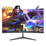 Monitor Gamer Curvo Pc Screen Hdmi Led 100 Hz 24 Pulgadas Bo