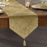 Elrene Home Fashions Camino De Mesa Navideno Jacquard Elega