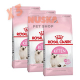 Royal Canin Kitten 7.5 Kg X 3 Unidades Gato Cachorro