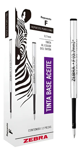 Caja De 12 Repuestos F 301 Marca Zebra  Color Verde \u002F Rojo | Envío gratis