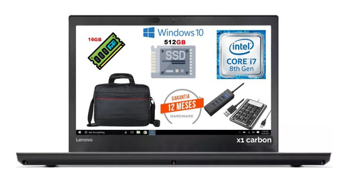 Lenovo Thinkpad X1 Carboni7-8550u16gb512gbssdfactura12mesgar