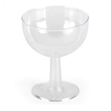 Copa Champagne Sidra X 10 Vaso Cristal Descartable