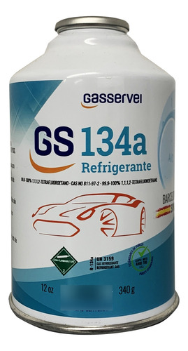 Gas Refrigerante R-134a 340gr Refrigeranción Automotriz