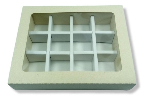 Cajas Para Chocolates Trufas X12 Espacios (6 Unidades)