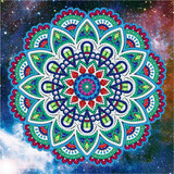 Pinturas Diamante Mandala Brilla En La Oscuridad Vintage