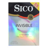 Condones Sico Invisible Ultra Sense Caja Con 55 Piezas