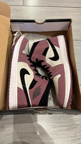 Jordan 1 Mid Se Light Mulberry (dunk Campus Vans Knu Suede