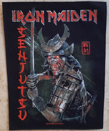 Back Patch Para Costas - Iron Maiden - Senjutsu Bp80 Oficial