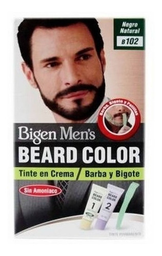 Bigen Men's · Tinte Para Cabello Beard Color Negro Natural B