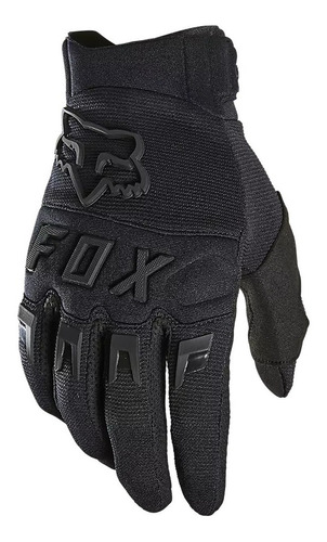 Guantes Fox Dirtpaw Negro Trial Downhill Enduro Mtb Malla Elastica Palma Clarino