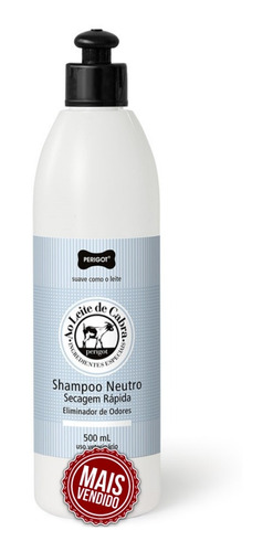 Shampoo Secagem Rapira Perigot 500ml Elininador De Odores