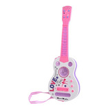 Guitarra Para Niños Pequeños Principiantes En Rosa