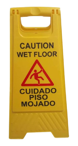 Cartel Piso Mojado 62x30cms Pvc Wet Floor 