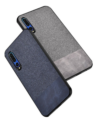 Mica + Leather Case Y Tela Huawei Mate 20 P20 P30 Y7 Y9 Nova