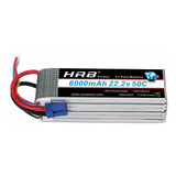 Bateria Lipo Ec5 Plug 22.2v 6000mah Rc Hrb