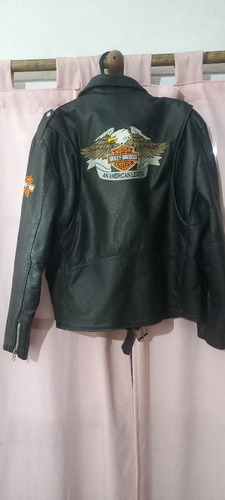 Campera De Cuero Harley Davidson