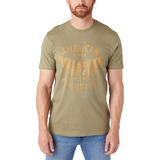 Polera Hombre Americana Moss Green