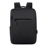 Mochila Bolsa Compacta Notebook Zíper Reforçada Entrada Usb