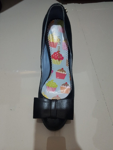 Zapatos Sofi Marite Negros Taco Alto 9 1/2 Cm Talle 36 