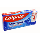 Pack 2 Geles Pasta Dental Colgate Maxfresh Refrescante 80 Ml