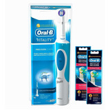 Escova Oral-b Vitality Prec Clean 110v +4 Refil Floss Action